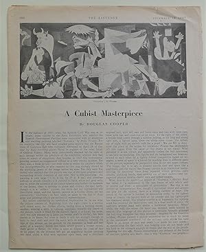 A Cubist Masterpiece. Extracted from The Listener December 18, 1947.