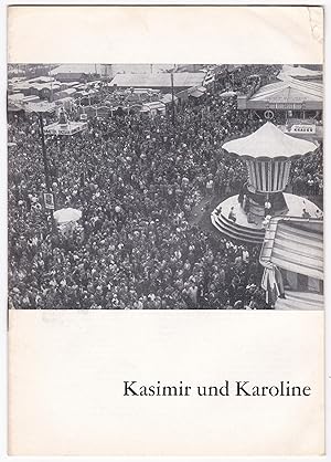 Programmheft Kasimir und Karoline. Schaubühne am Halleschen Ufer, Zeitgenössisches Theater. Berli...