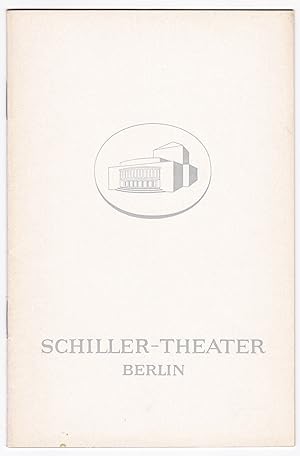 Programmheft Schiller-Theater Berlin, Spielzeit 1966/67, Generalintendant: Boleslaw Barlog. Maria...