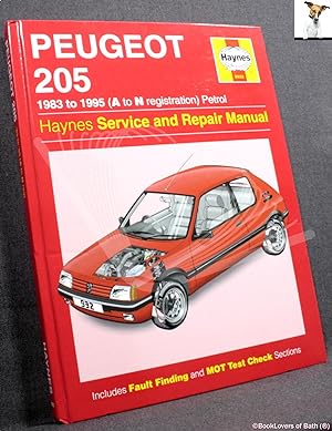 Bild des Verkufers fr Peugeot 205 1983 to 1995 (A to N Registration) Petrol zum Verkauf von BookLovers of Bath