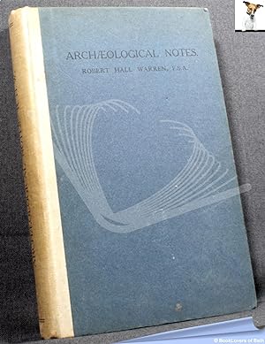 Bild des Verkufers fr Archaeological Notes zum Verkauf von BookLovers of Bath