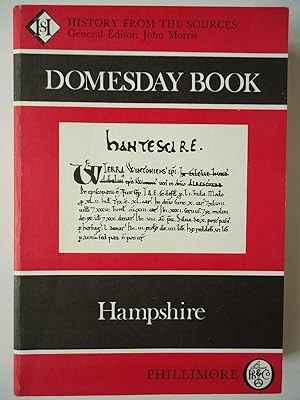 Immagine del venditore per DOMESDAY BOOK. 4. HAMPSHIRE venduto da GfB, the Colchester Bookshop