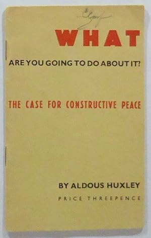 What are you going to do about it? The case for constructive peace.