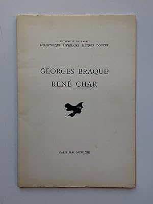 Georges BRAQUE / René CHAR