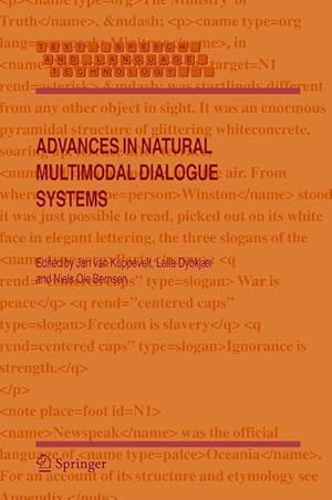 Seller image for Advances in Natural Multimodal Dialogue Systems for sale by moluna