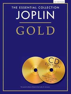 Bild des Verkufers fr JOPLIN - The Essential Collection Joplin Gold para Piano (inc.CD) zum Verkauf von Mega Music