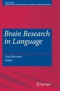 Image du vendeur pour Brain Research in Language mis en vente par moluna