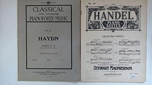 Image du vendeur pour Handel Suite in G Major & Haydn Sonata in C Major for Piano Solo. mis en vente par Goldstone Rare Books