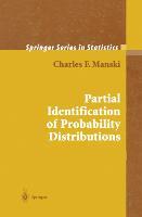 Image du vendeur pour Partial Identification of Probability Distributions mis en vente par moluna
