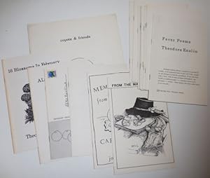 Bild des Verkufers fr Collection of Blackberry Press Poetry Chapbooks # 1 - 19 zum Verkauf von Derringer Books, Member ABAA