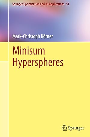 Immagine del venditore per Minisum Hyperspheres venduto da moluna