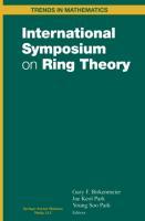 Bild des Verkufers fr International Symposium on Ring Theory zum Verkauf von moluna