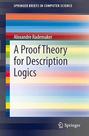 Seller image for A Proof Theory for Description Logics for sale by moluna