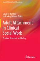 Seller image for Adult Attachment in Clinical Social Work for sale by moluna