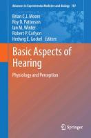 Immagine del venditore per Basic Aspects of Hearing venduto da moluna