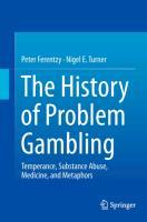 Bild des Verkufers fr The History of Problem Gambling zum Verkauf von moluna