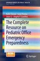 Seller image for The Complete Resource on Pediatric Office Emergency Preparedness for sale by moluna