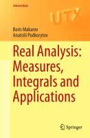 Imagen del vendedor de Real Analysis: Measures, Integrals and Applications a la venta por moluna