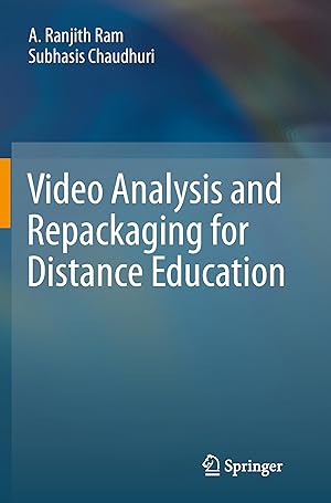 Bild des Verkufers fr Video Analysis and Repackaging for Distance Education zum Verkauf von moluna