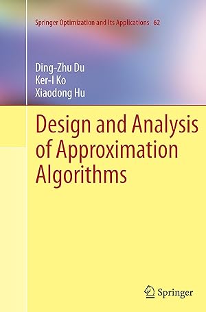 Seller image for Design and Analysis of Approximation Algorithms for sale by moluna