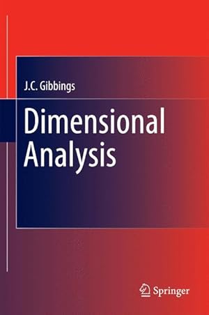 Image du vendeur pour Dimensional Analysis mis en vente par moluna