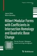 Seller image for Hilbert Modular Forms with Coefficients in Intersection Homology and Quadratic Base Change for sale by moluna