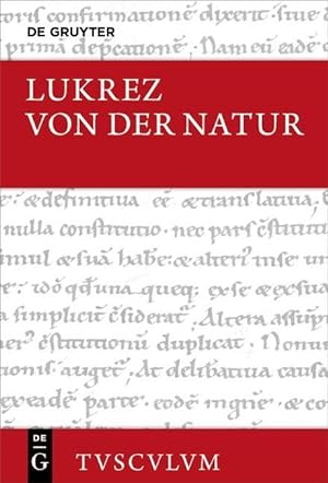 Bild des Verkufers fr Von der Natur / De rerum natura zum Verkauf von moluna