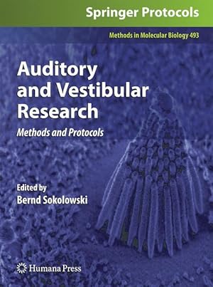 Immagine del venditore per Auditory and Vestibular Research venduto da moluna