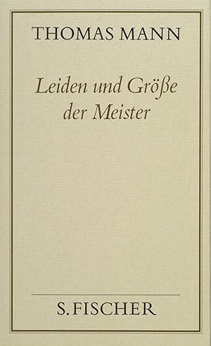 Seller image for Leiden und Groesse der Meister ( Frankfurter Ausgabe) for sale by moluna