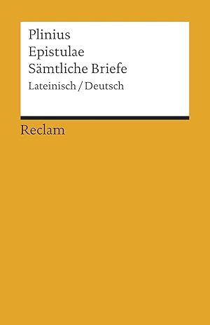 Seller image for Epistulae / Saemtliche Briefe for sale by moluna