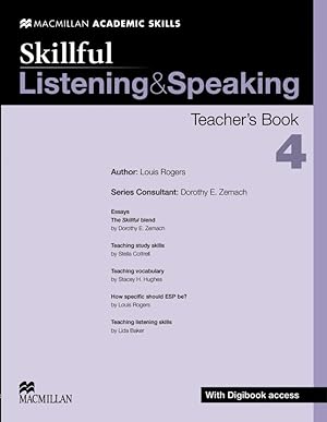 Seller image for Skillful. Listening and Speaking. Teacher s Book with Digibook access, Key and 2 Class Audio-CDs for sale by moluna