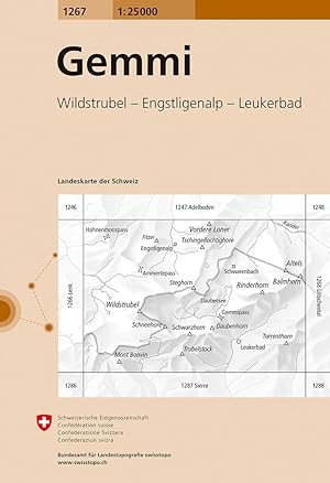 Bild des Verkufers fr Swisstopo 1 : 25 000 Gemmi zum Verkauf von moluna