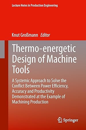 Seller image for Thermo-energetic Design of Machine Tools for sale by moluna