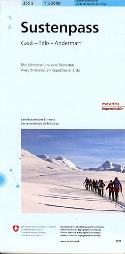 Image du vendeur pour Swisstopo 1 : 50 000 Sustenpass Ski mis en vente par moluna