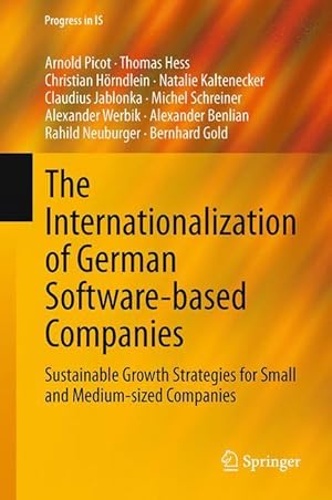 Bild des Verkufers fr The Internationalization of German Software-based Companies zum Verkauf von moluna