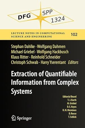 Seller image for Extraction of Quantifiable Information from Complex Systems for sale by moluna