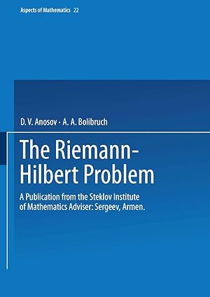 Bild des Verkufers fr The Riemann-Hilbert Problem zum Verkauf von moluna