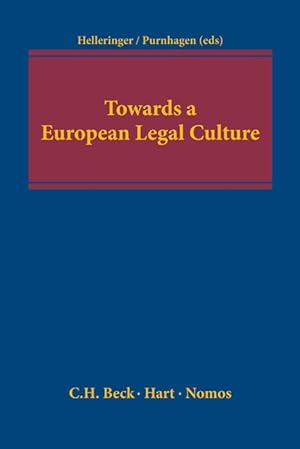 Bild des Verkufers fr Towards a European Legal Culture zum Verkauf von moluna