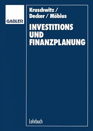 Seller image for Investitions- und Finanzplanung for sale by moluna