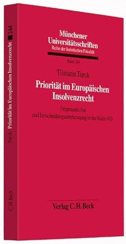 Seller image for Prioritaet im Europaeischen Insolvenzrecht for sale by moluna
