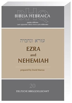 Seller image for Biblia Hebraica Quinta (BHQ). Gesamtwerk zur Fortsetzung / Ezra and Nehemia for sale by moluna