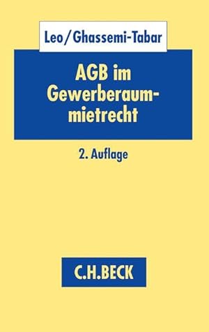 Bild des Verkufers fr AGB im Gewerberaummietrecht zum Verkauf von moluna