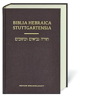 Image du vendeur pour Biblia Hebraica Stuttgartensia. Gesamtausgabe in einem Band mis en vente par moluna