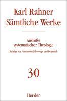 Seller image for Saemtliche Werke 30. Anstoesse systematischer Theologie for sale by moluna