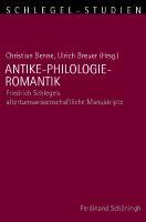 Imagen del vendedor de Antike-Philologie-Romantik a la venta por moluna