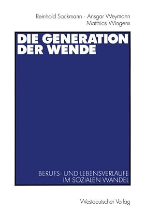 Seller image for Die Generation der Wende for sale by moluna