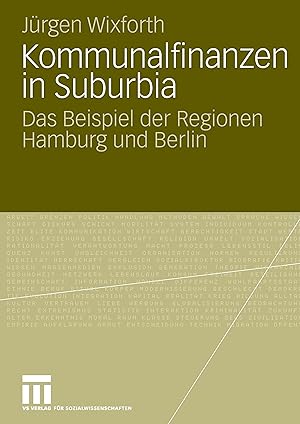 Immagine del venditore per Kommunalfinanzen in Suburbia venduto da moluna