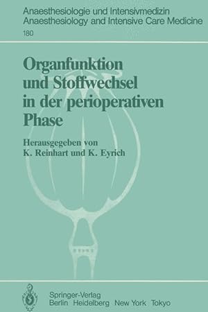 Seller image for Organfunktion und Stoffwechsel in der perioperativen Phase for sale by moluna