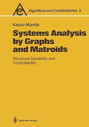 Image du vendeur pour Systems Analysis by Graphs and Matroids mis en vente par moluna
