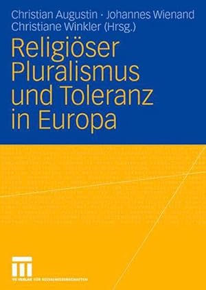 Imagen del vendedor de Religioeser Pluralismus und Toleranz in Europa a la venta por moluna